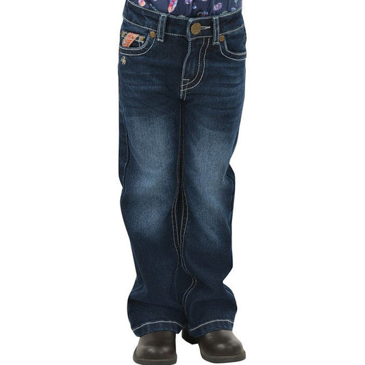 Pure Western - Girl's Aztec Boot Cut Jean