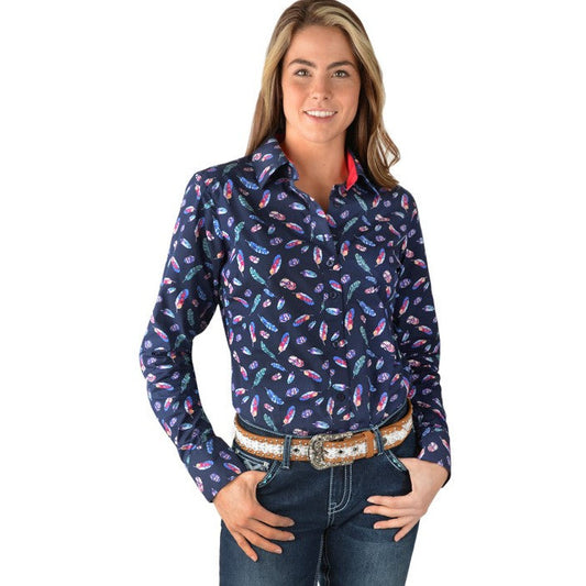 Pure Western - Women's Harlene Print Long Sleeve Shirt