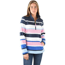 Load image into Gallery viewer, Thomas Cook - Women’s Lydie Stripe Zip Rugby
