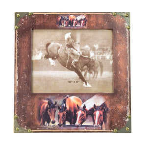 Photo Frame - 10x8 - Horses at the Trough Print