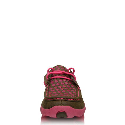 Twisted X - Women's Pink Ribbon Moc's Lace Up