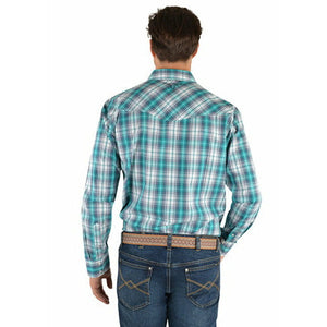 Pure Western - Men’s David Check Western Long Sleeve Shirt