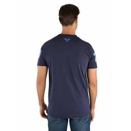 Pure Western - Men’s Banks Short Sleeve Tee - Navy