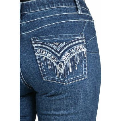 Wrangler Women’s Windsong Jean – Q-Baby Booty Up (34" Leg)