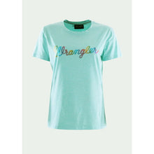 Load image into Gallery viewer, Wrangler - Women&#39;s Lasso Short Sleeve Tee - Mint Marle
