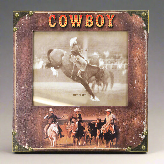 cowboy picture frame 