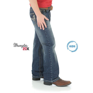 Wrangler Boy's 20 x 42 Vintage Slim Seat Jeans