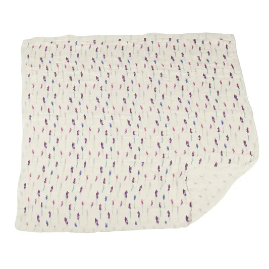 Lavender and Lavender Flower Newcastle Blanket