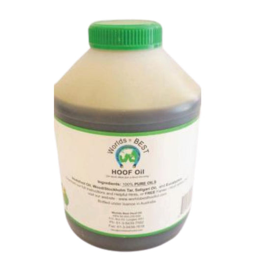 World's Best Hoof Oil 500ml - with brush