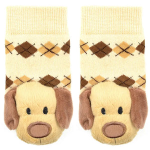 Brown Dog Boogie Toes Rattle Socks