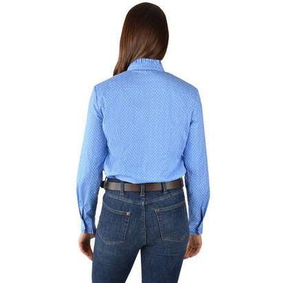 Thomas Cook - Women’s Liv Ruffle Collar Long Sleeve Stretch Shirt