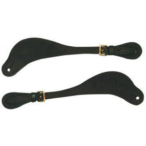 Western Spur Straps - Brass Buckles