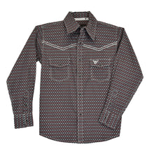 Load image into Gallery viewer, Cowboy Hardwear - Youth Diamond L/S Shirt - Burgundy
