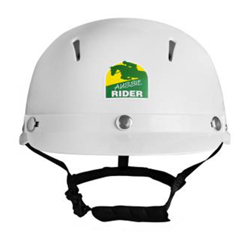 Aussie Rider - White Helmet - Pony Club
