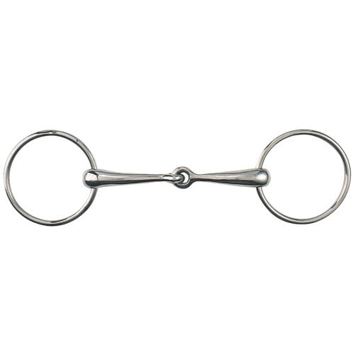 Heavy Mouth Loose Ring Snaffle w/80mm Rings