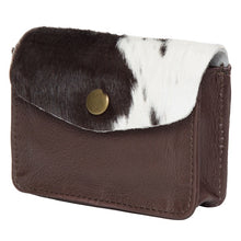 Load image into Gallery viewer, Cowhide Card &amp; Change Purse
