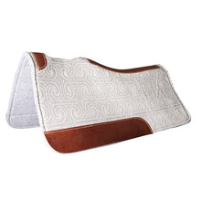 Load image into Gallery viewer, Fort Worth Contoured 1/2&quot; Saddle Pad - Grey
