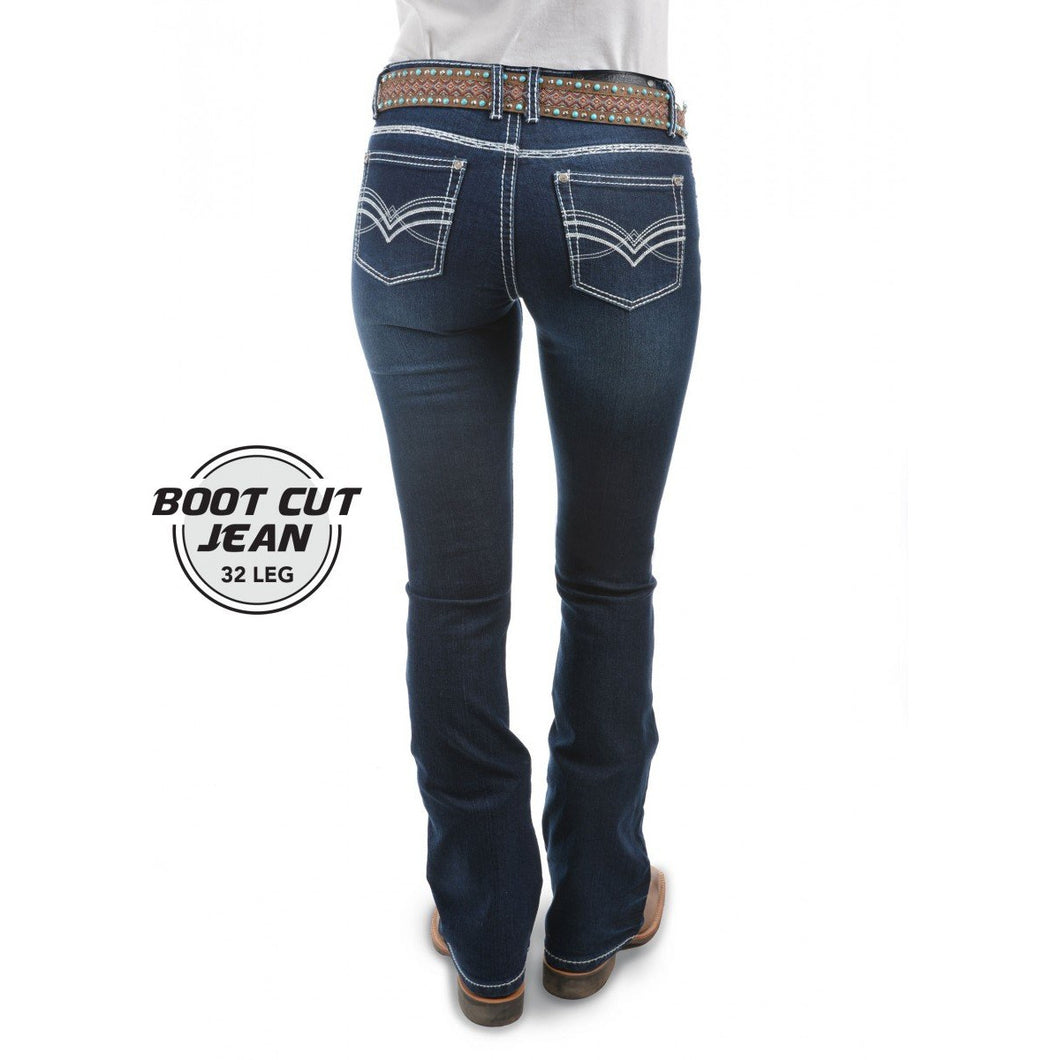 Pure Western - Women's Hannah Boot Cut Jeans - 34L