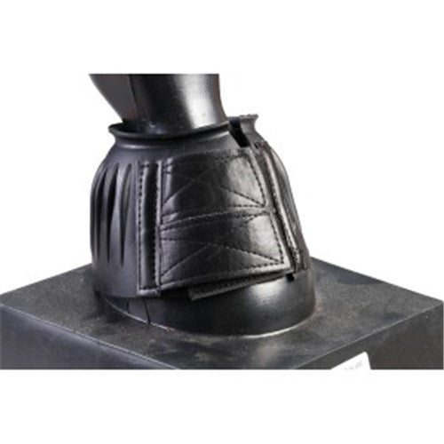 Ribbed Bell Boots with Double Velcro