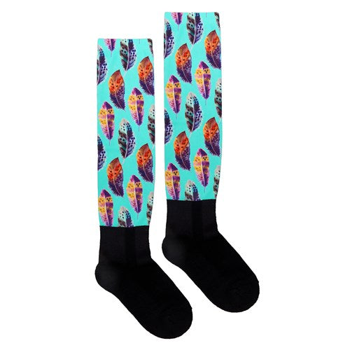 Huntington - Knee High Riding Socks - Feather