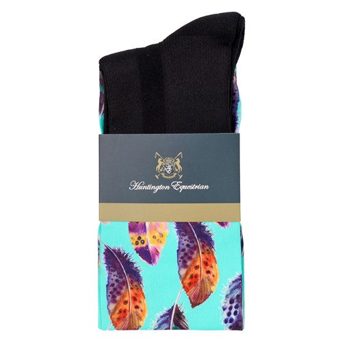 Huntington - Knee High Riding Socks - Feather