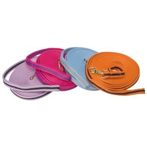 Soft Tubular Web Lunge Lead - Assorted Colours