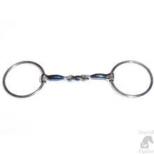 Load image into Gallery viewer, Toprail Equine - Loose Ring Sweet Iron Elliptical Bit
