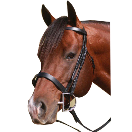 Flat Cavesson Bridle Black