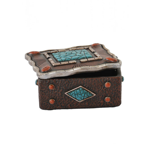Pure Western - Turquoise Mosaic Jewlery Box