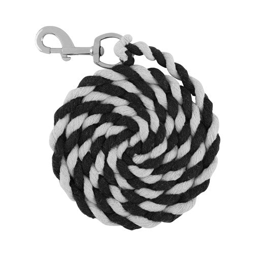 1/2" Cotton Lead Rope - multi coloured  7'