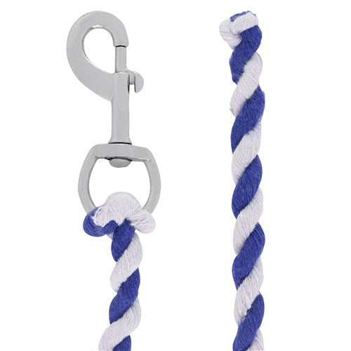 1/2" Cotton Lead Rope - multi coloured  7'