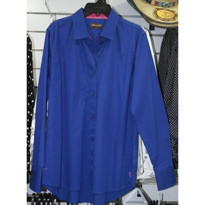 Wrangler - Tracey Drill Shirt L/Shirt - Blue