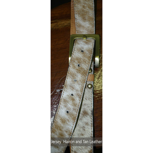 Thick Cowhide Belt - Assorted colours