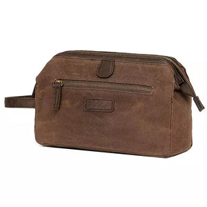 Waxed Canvas Wash Bag