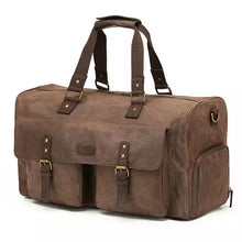 Load image into Gallery viewer, Waxed Canvas Duffel Bag
