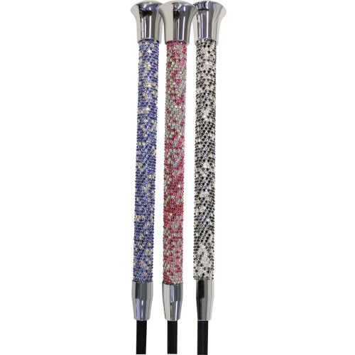 Horsemaster Dressage Whip 110cm with Stone Handle