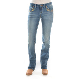 Wrangler Rock 47 - Women's Jeans Sits Above the Hip 34L - True Blue