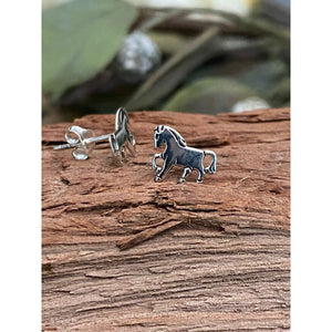 MCJ - Sterling Silver Smooth Horse Stud