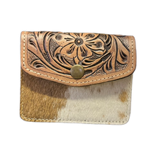 Load image into Gallery viewer, Tooling Leather Cowhide Purse
