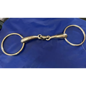 Showcraft - Gold Link 3 Ring Snaffle Bit