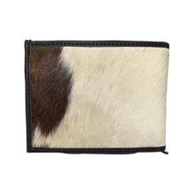 Load image into Gallery viewer, Unisex - Cow Hide &amp; Leather Wallet – Brown
