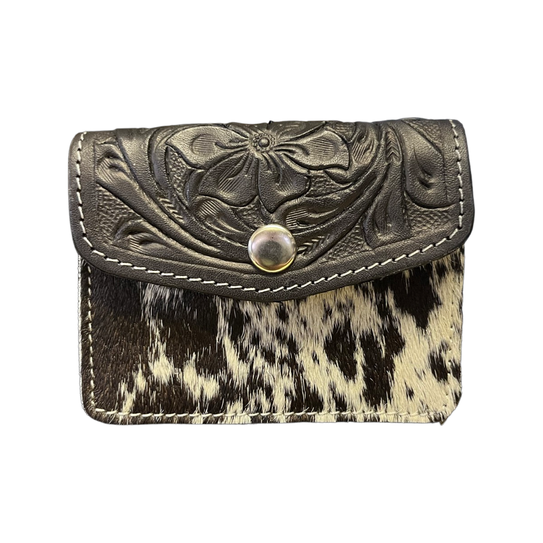 Tooling Leather Cowhide Purse