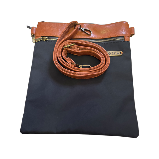 Black and Tan Slinger Bag