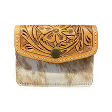 Load image into Gallery viewer, Tooling Leather Cowhide Purse

