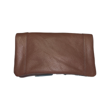 Load image into Gallery viewer, Grain Leather Fold Wallet – Madison - Brown
