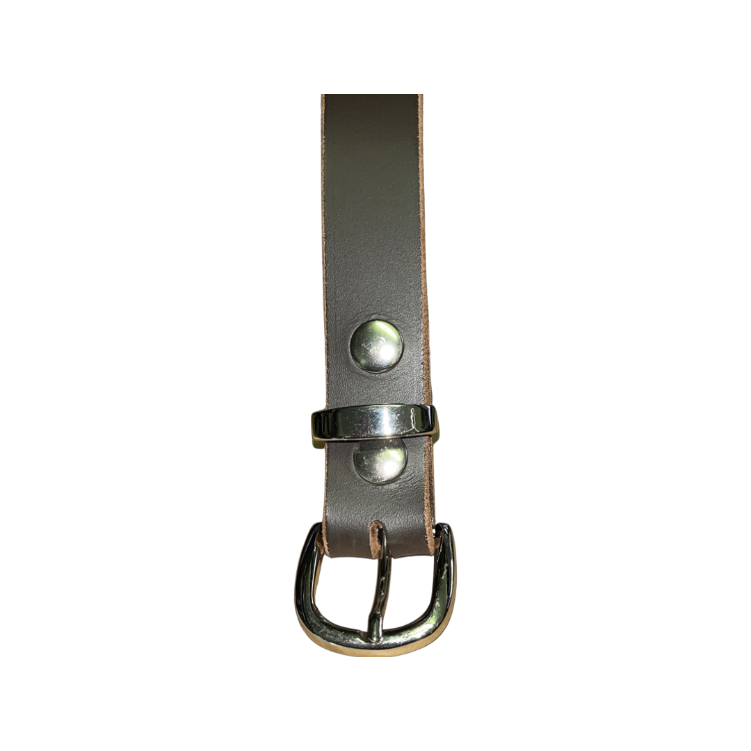 Leather Belt - Removable Buckle - Brown - 1" wide Anning & Son 