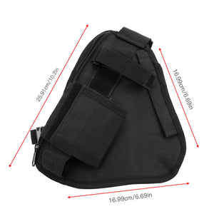 Universal Hands-Free Front Pack Pouch Radio Holster for Two-way Radio