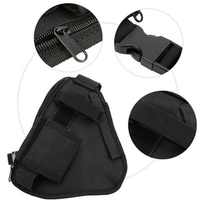 Universal Hands-Free Front Pack Pouch Radio Holster for Two-way Radio