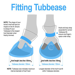 Tubbease - Hoof Sock Blue (155mm) cpt
