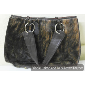Brindle Cowhide Bucket Bag – Victoria